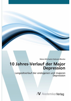 10 Jahres-Verlauf der Major Depression