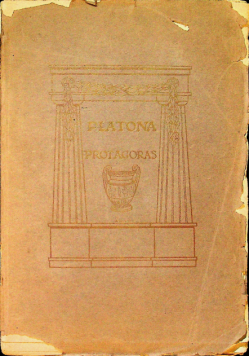 Platona protagoras 1923 s