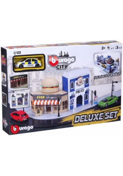 Bburago City Deluxe Set Policja 1:43 BBURAGO