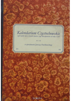 Kalendarium Częstochowskie