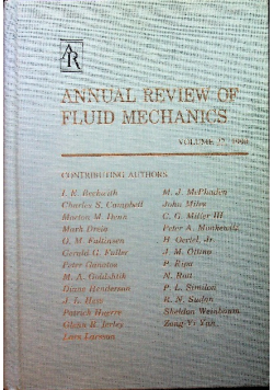 Annual review of fluid mechanics volume 22