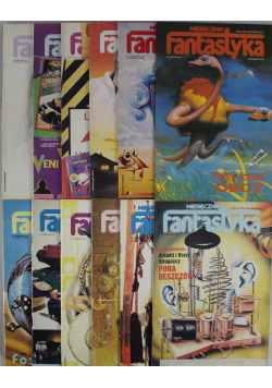 Miesięcznik Fantastyka 12 numerów 1989