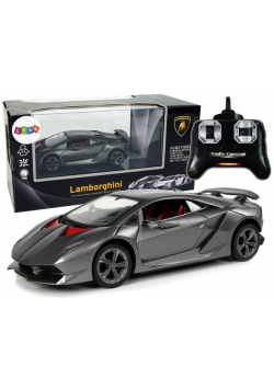 Auto zdalnie sterowane 1:24 Lamborghini srebrne