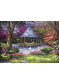 Puzzle 2000 Staw pełen łabędzi, Chuck Pinson