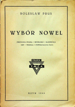 Bolesław Prus Wybór nowel 1949 r