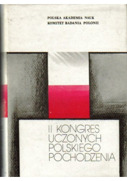 II Kongres uczonych polskiego pochodzenia