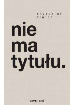 nie ma tytułu
