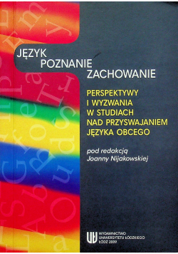 Język poznanie zachowanie