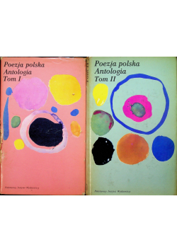 Poezja polska Antologia tom 1 i 2