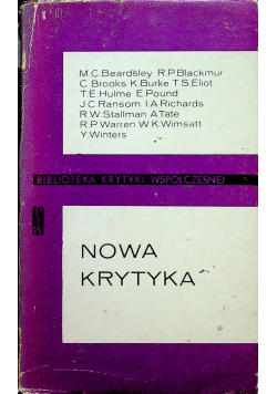 Nowa krytyka