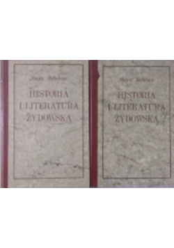 Historia i literatura żydowska Tom 1 i 2  Reprint