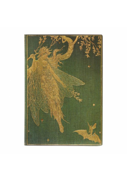 Notatnik w linie Paperblanks Olive Fairy Midi Flexi
