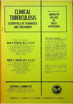 Clinical tuberculosis