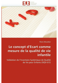 Le concept d''ecart comme mesure de la qualité de vie infantile
