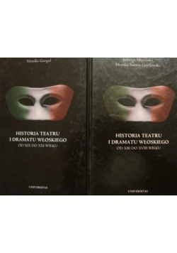 Historia teatru i dramatu włoskiego, tom od I do II
