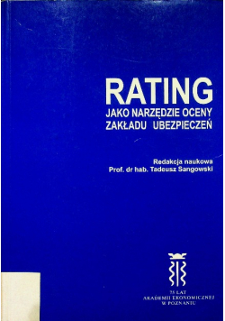 Rating jako narzędzie oceny zakładu ubezpieczeń