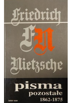 Pisma pozostałe 1862 - 1875