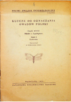 Klucze do oznaczania owadów Polski Część XXVII