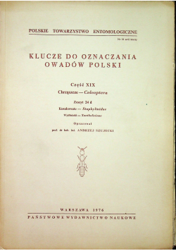 Klucze do oznaczania owadów Polski część XIX zeszyt 24 d