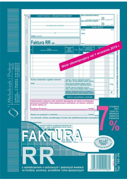 Faktura VAT RR 185-3N
