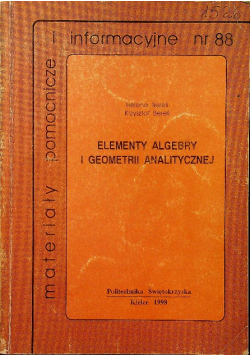 Elementy algebry i geometrii analitycznej nr 88