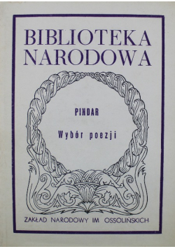 Pindar Wybór poezji