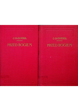 Przed Bogiem tom 1 i 2