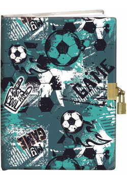 Pamiętnik z kłódką 13x18cm Sport