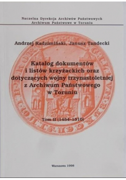 Katalog dokumentów i listów krzyżackich