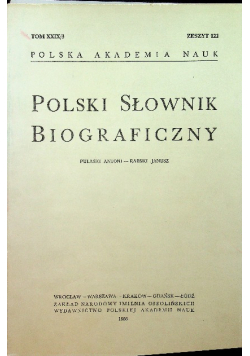 Polski słownik biograficzny tom XXIX / 3 zeszyt 122
