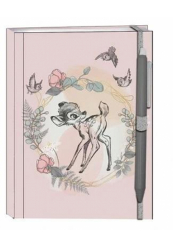 Pamiętnik na gumkę Bambi