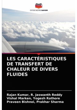 Les Caractéristiques De Transfert De Chaleur De Divers Fluides