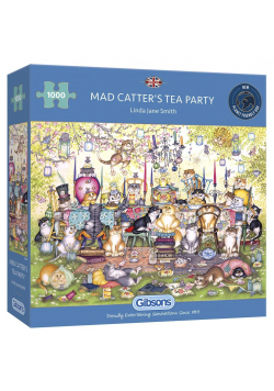 Puzzle 1000 Herbatka z szalonymi kotami G3