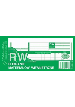 RW Pobranie materiałów wewnętrzne 354-8