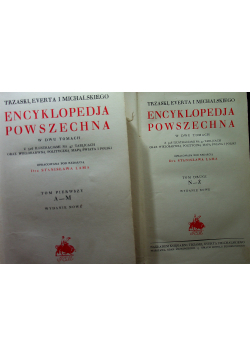 Encyklopedja powszechna to I i II 1933r