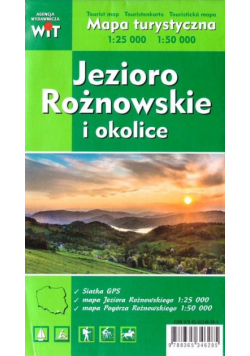 Mapa tur. - Jezioro Rożnowskie i okolice 1:25 000