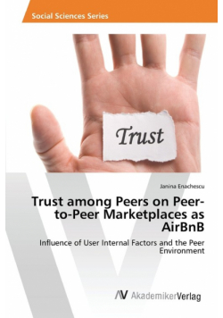 Trust among Peers on Peer-to-Peer Marketplaces as AirBnB