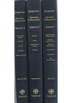 Operative Orthopaedics tom 1 do 3