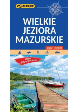 Map. tur.- Wielkie Jeziora Mazurskie lam. 1:50 000