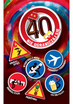 Kartka okolicznościowa Urodziny 40 US02