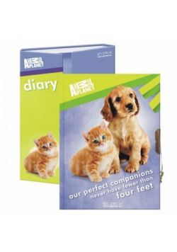 Pamiętnik zamykany Animal Planet Cute