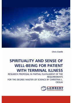 Spirituality and Sense of Well-Being for Patient with Terminal Illness