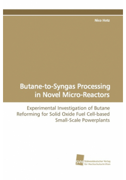 Butane-To-Syngas Processing in Novel Micro-Reactors