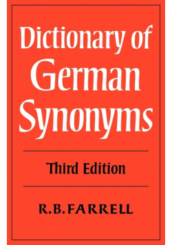 Dictionary of German Synonyms