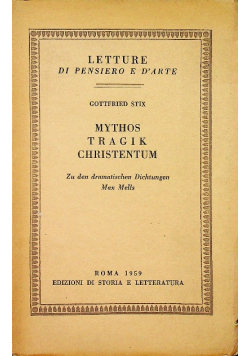 Mythos tragik christentum
