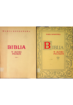 Biblia w języku polskim Tom 1 i 2