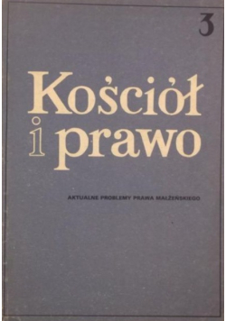 Kościół i Prawo tom 3