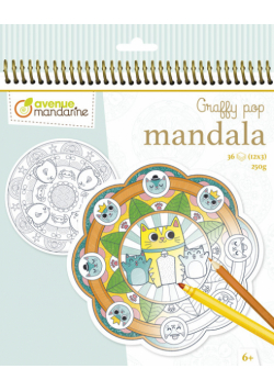 Kolorowanka Graffy Pop Mandala Zwierzęta