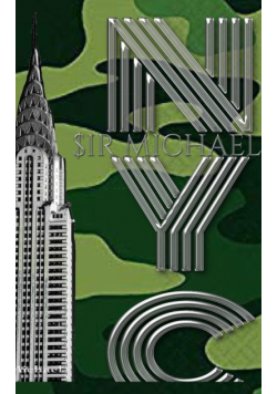 Iconic Chrysler Building New York City camouflage Sir Michael Huhn Artist Drawing Journal