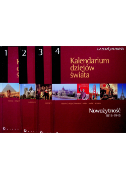 Kalendarium dziejów świata 4 tomy